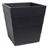 CANVAS Lineata Planter, Black, 12in Canadian Tire