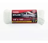 Nylon Twisted Rope, 1/4in x 100ft Canadian Tire