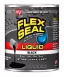 As Seen On TV Flex Seal Liquid Rubber Sealant Coating, Black, 16-oz