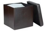 For Living Foldable Storage Ottoman, Brown Canadian Tire