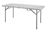 For Living Folding Table with Comfort Legs, Grey, 6ft Canadian Tire