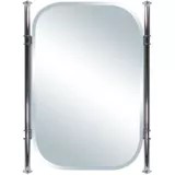 Miroir ovale de luxe avec cadre métallique, 18 x 24 po Canadian Tire