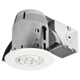 Globe LED Recessed Lights, White, 3in, 4pk Canadian Tire