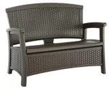 Banc de jardin en résine avec rangement Canadian Tire