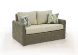 Cebu Patio Loveseat with Toss Cushions Canadian Tire