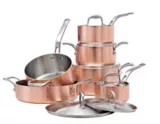 Lagostina EuroClad Copper Cookware Set, 12pc Canadian Tire
