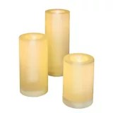 NOMA Outdoor Large LED Candles, 3pk Canadian Tire