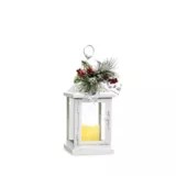 Holiday Collection Metal Lantern with Candle, 13in Canadian Tire