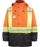 Terra HiVis Rain Jacket, Orange Canadian Tire