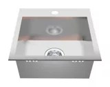Kindred Steel Queen Kitchen Dual Mount Single Sink, 17in Canadian Tire