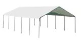 ShelterLogic Canopy 12Leg Frame, White,18ft x 30ft Canadian Tire