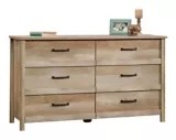 Sauder Cannery Bridge 6Drawer Dresser, Lintel Oak Canadian Tire