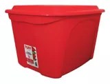 Tuff Store Plastic Nesting Tote Bin, Red, 72L Canadian Tire