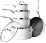 Heritage The Rock Ceramic Zero Cookware Set + Bonus Fry Pan, 10pc