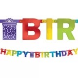 Happy Birthday Banner Party City Rainbow Birthday Banner Party City