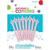 Star Spiral Birthday Candles, 8pk Party City