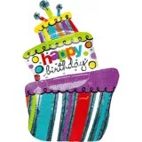 Party City Birthday Cake Toppers Happy Birthday Cake Balloon Party City
