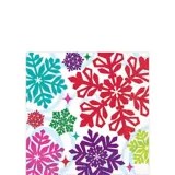 Bright Holiday Beverage Napkins, 16pk Party City