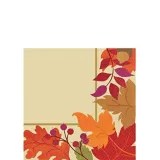 Festive Fall Beverage Napkins, 36pk Party City