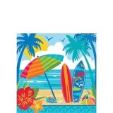 Sun & Surf Beach Beverage Napkins, 36pk Party City