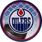 Edmonton Oilers Lunch Plates, 8pk Party City