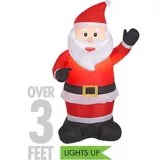 LightUp Inflatable Santa Party City
