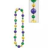 Big Mardi Gras Bead Necklace Party City