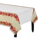 Festive Fall Plastic Table Cover Party City
