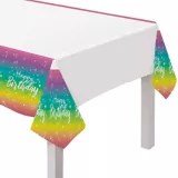 Sparkle Plastic Table Cover, 54in x 96in Party City