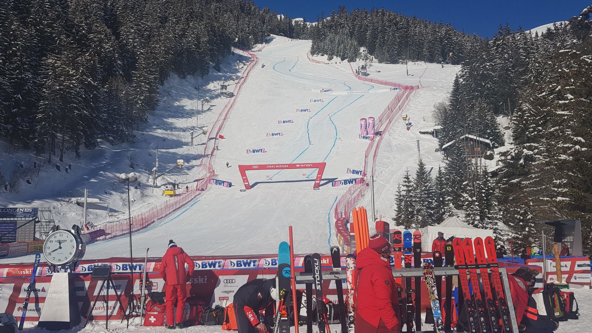 Ski/Coupe du Monde CransMontana, un travail de titan! / Canal9