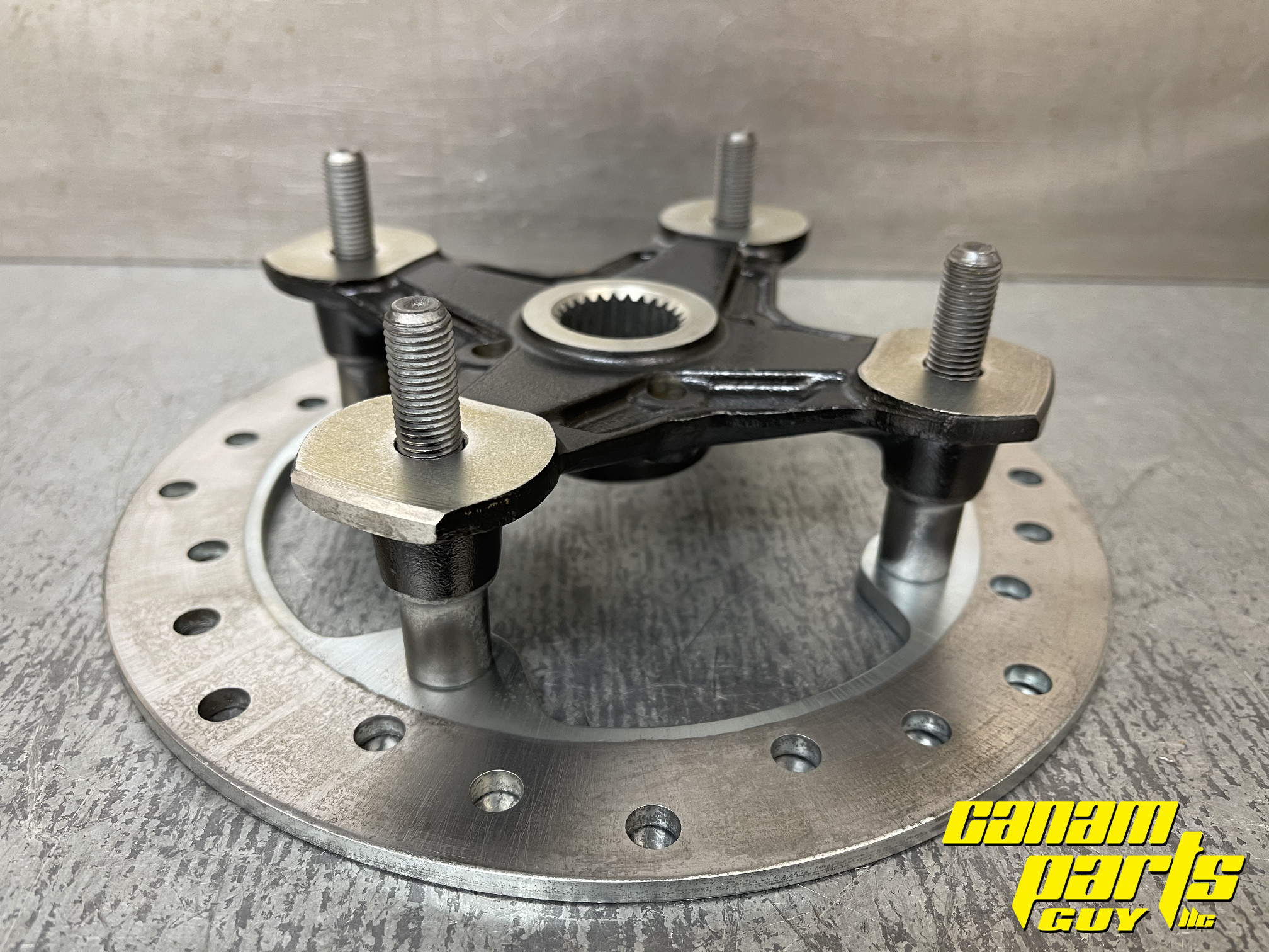 G2 Wheel Hub Assembly With Brake Rotor And Wheel Studs Canam Parts Guy