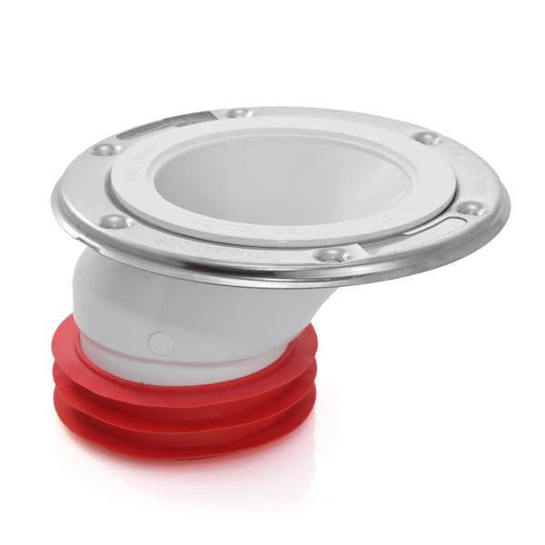 Sioux Chief 889GPOM, 4" Inside, FullFlush Offset PVC Closet Flange