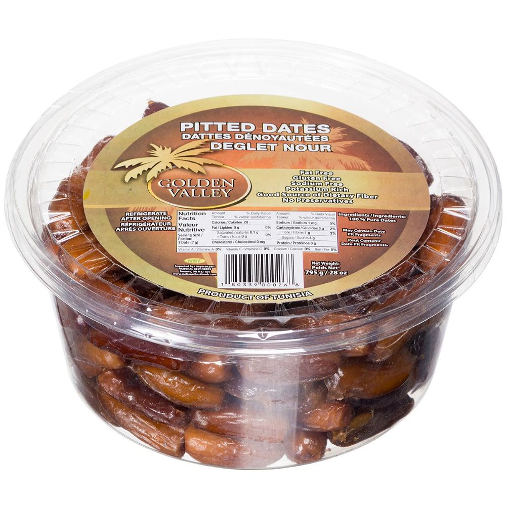 Golden Valley Pitted Dates 795G CanAsia Grocers Inc.