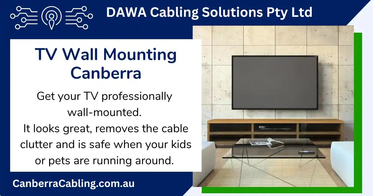 TV Wall Mounting Canberra Canberra Cabling