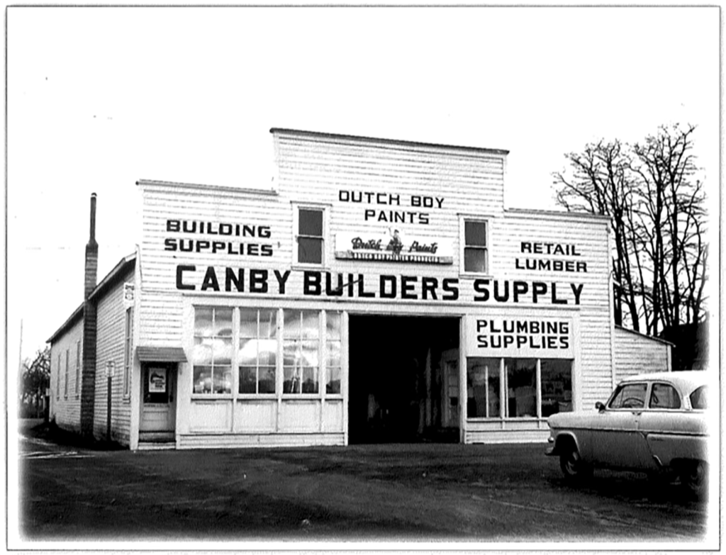 History Canby Builders Supply