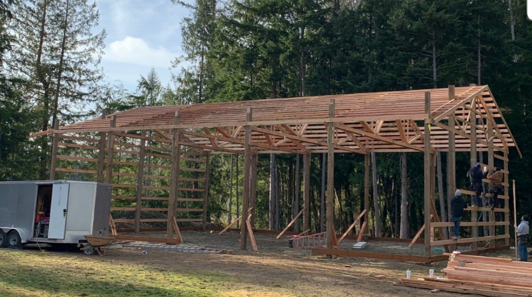 Constructing a Pole Barn Canby Builders Supply