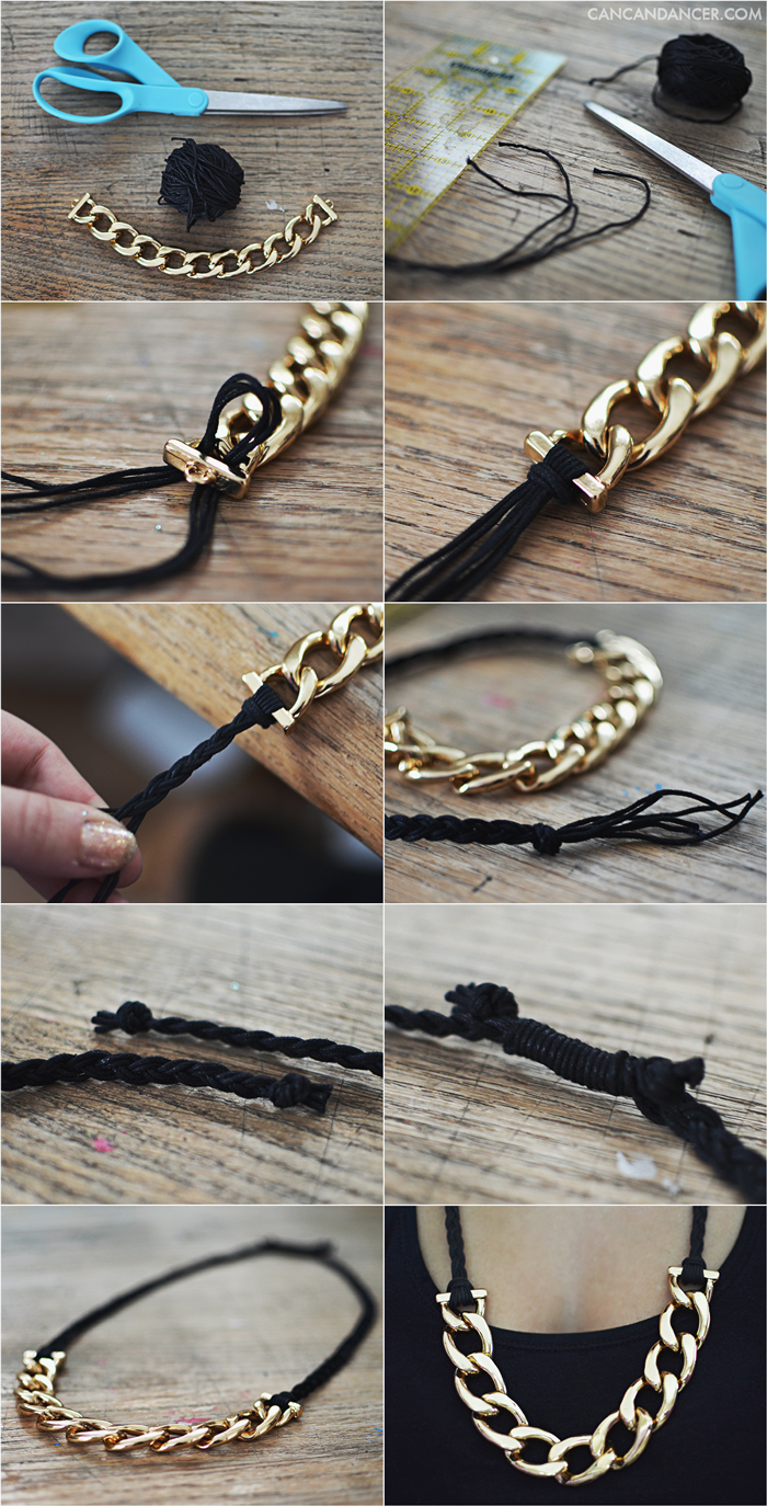 DIY Chain Necklace DIY Outfits