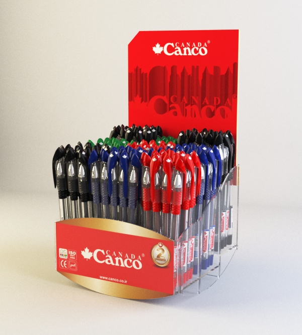 Excel Pen4 ColoursDisplay of 150 Canco Canada