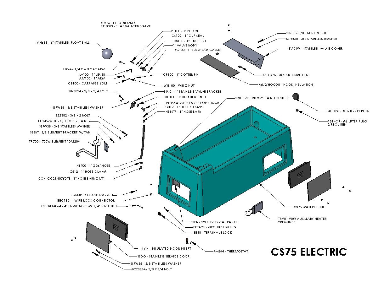 Cancrete long lasting water bowls cattle waterers
