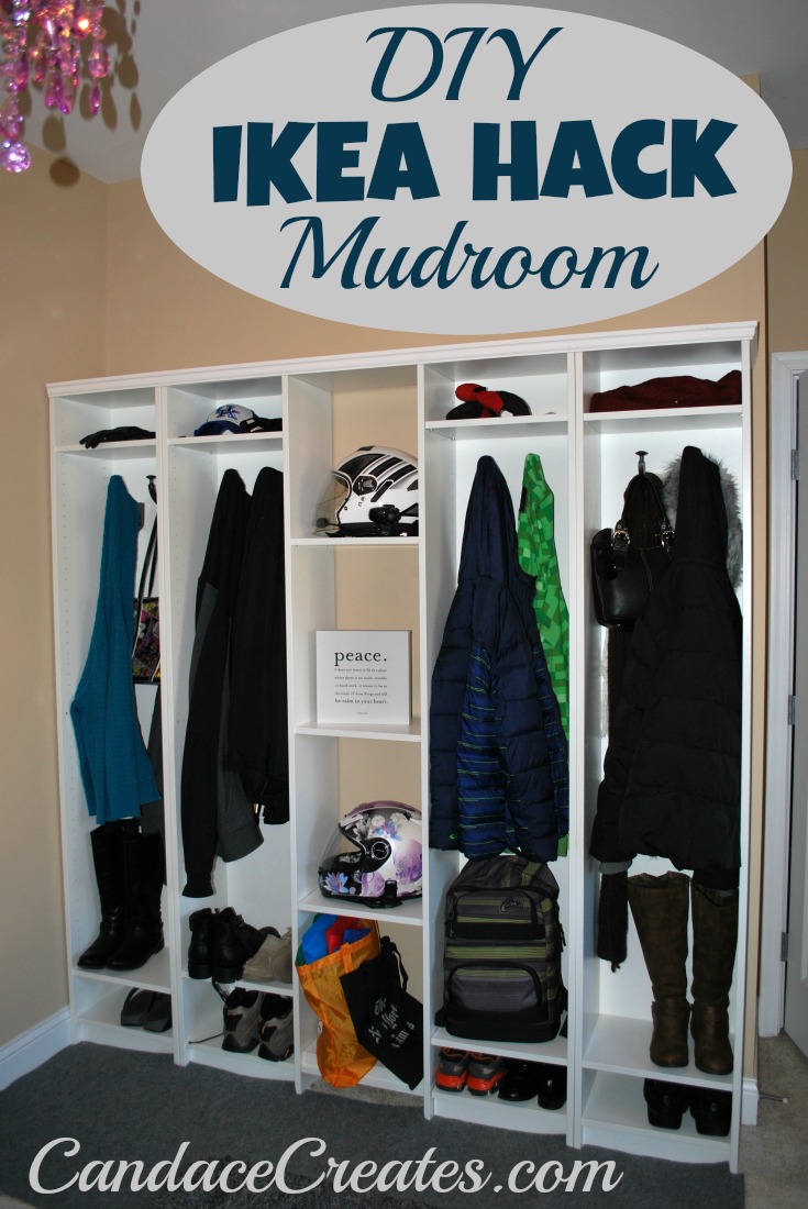 DIY IKEA Hack Mudroom Lockers Candace Playforth