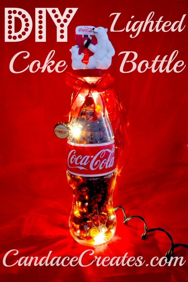 DIY Lighted Coke Bottle Candace Playforth