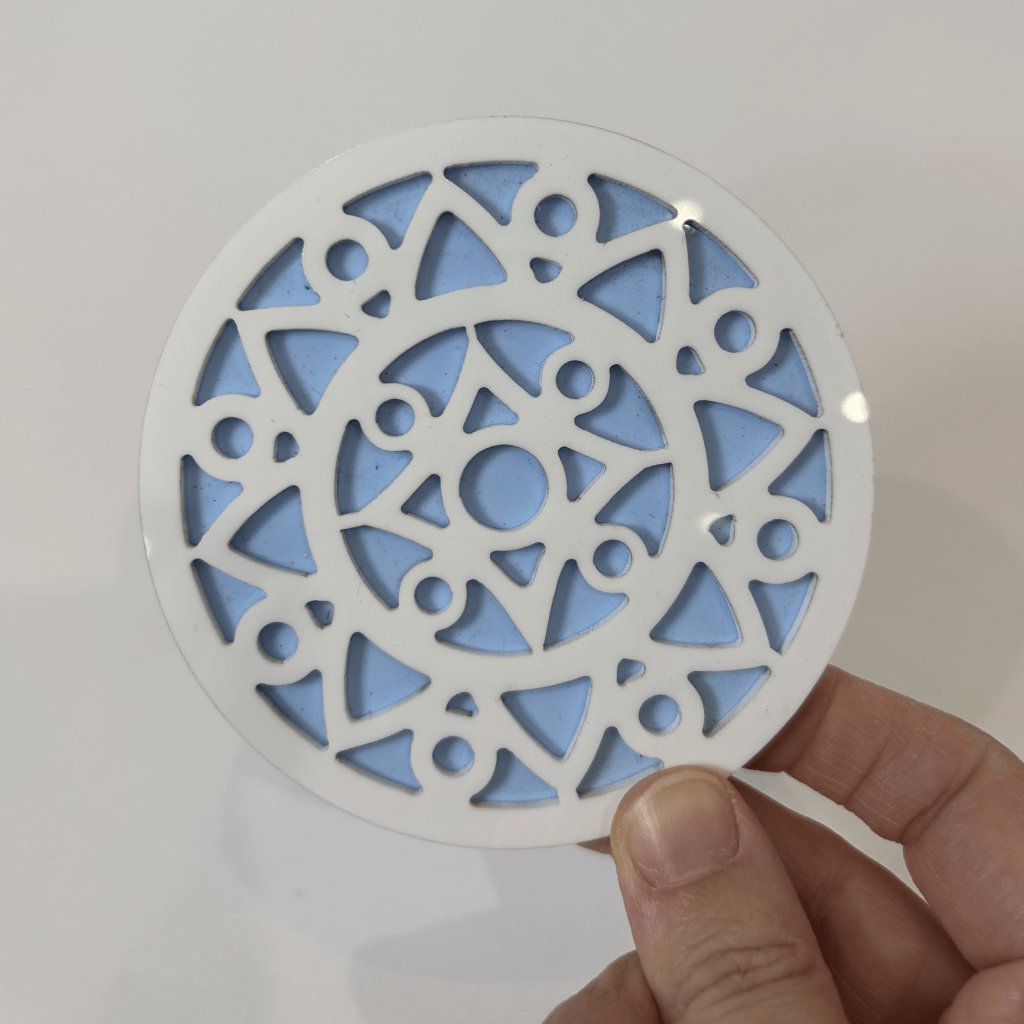 Double Layered Plexiglass Coasters Cash & Carry