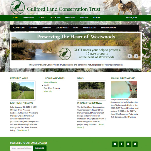 site Before & After for The Guilford Land Conservation Trust
