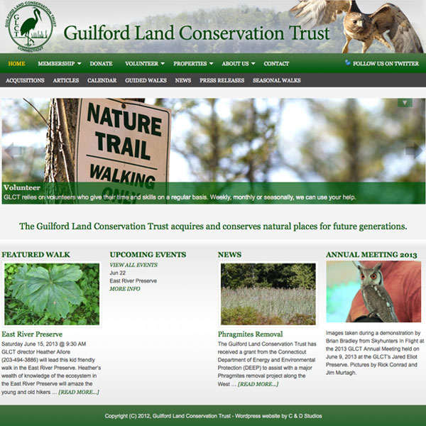 site Before & After for The Guilford Land Conservation Trust