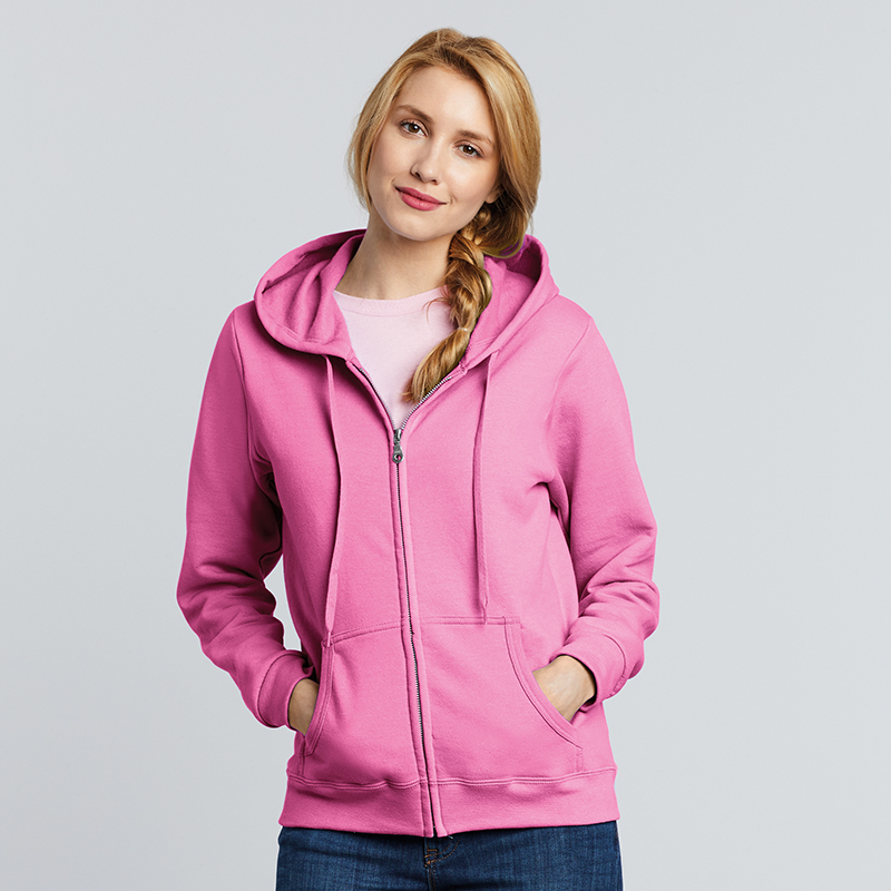 Women's Heavy Blend™ full zip hoodie C and G Embroidery