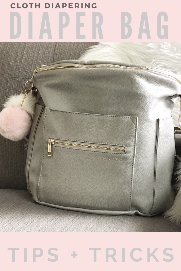 Cloth diapering diaper bag