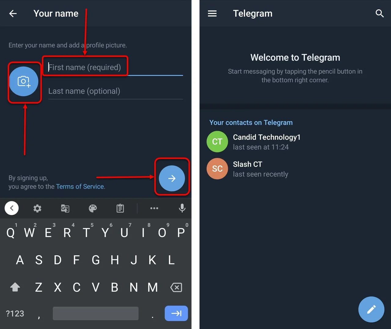 How to create a Telegram account?