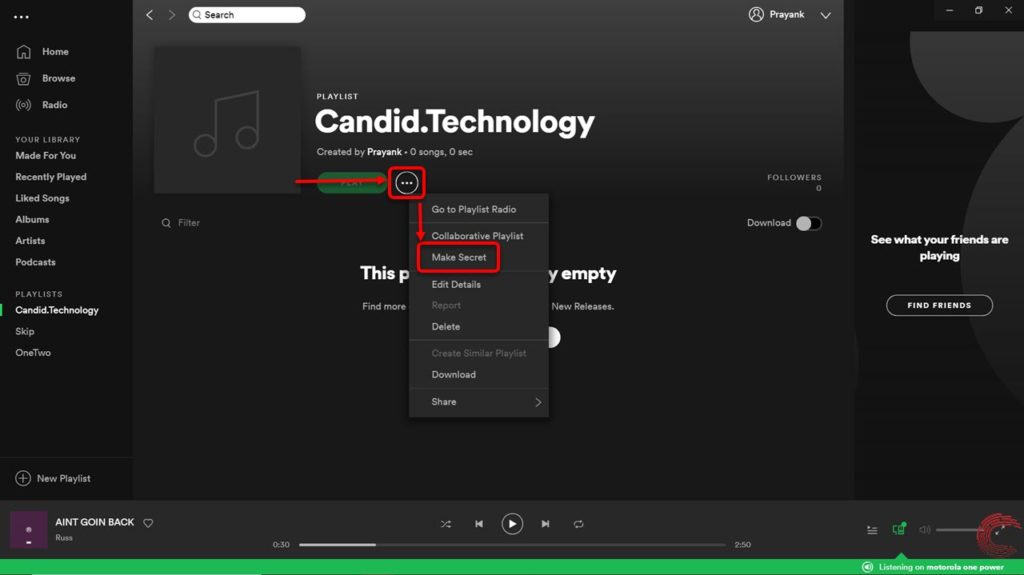 How to make your Spotify playlist public or private?(023)