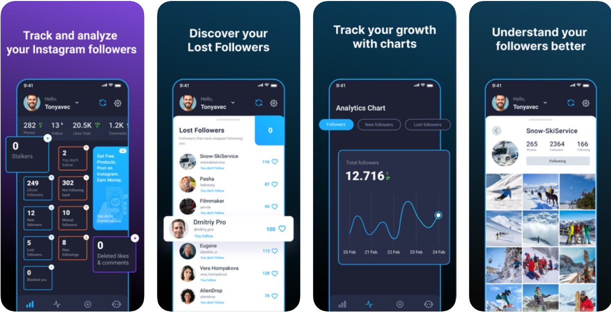 Top 7 Instagram follower unfollow tracker app for iOS