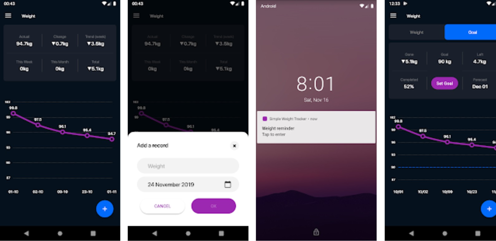 Free weight tracker app fasnu